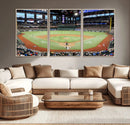 Texas Rangers Baseball Team Print - Arlington Globe Life