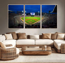 Truist Park Night Game Canvas Art - Atlanta Braves Stadium