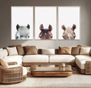 Horse Wall Art - Minimalist Horse Triptych Wall Art – Modern by MyGreatCanvas | Canvas Wall Art Prints | Photo Prints & Wall Decor