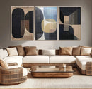 Minimalist Wabi Sabi Abstract Geometric Wall Art Canvas