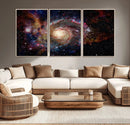 Nebula and Galaxies in Space Wall Art Canvas Print, Spiral