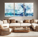 Golf Swing Wall Art Canvas Print - Sports-Inspired