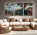 Miranda by the Shore Wall Art Canvas Print – Tempest Scene by MyGreatCanvas | Canvas Wall Art Prints | Photo Prints & Wall Decor
