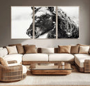 Framed Black and White Horse Wall Art | Ready to Hang and by MyGreatCanvas | Canvas Wall Art Prints | Photo Prints & Wall Decor