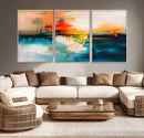 Colorful Abstract Wall Art | Bold Modern Canvas Print |