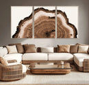 Rustic Wood Rings Wall Art | Nature-Inspired Tree Ring