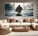 Jesus Walking on Water Wall Art | Canvas Print | Ready to