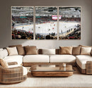 Lausanne Arena Ice Hockey Stadium Wall Art Canvas Print,
