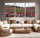 Virginia Cavaliers Football Team Print - Charlottesville Scott Stadium Print Wall Art Canvas by MyGreatCanvas | Canvas Wall Art Prints | Photo Prints & Wall Decor