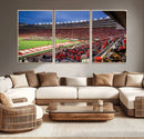 Wisconsin Badgers Football Team Print - Madison Camp Randall by MyGreatCanvas | Canvas Wall Art Prints | Photo Prints & Wall Decor