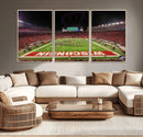 Wisconsin Badgers Football Team Print Canvas- Madison Camp by MyGreatCanvas | Canvas Wall Art Prints | Photo Prints & Wall Decor