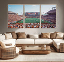 Framed Texas Memorial Stadium Canvas, University of Texas
