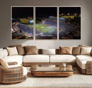 Duke University Blue Devils Football Print Canvas - Durham