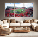 Cincinnati Bearcats Football Team Print - Nippert Stadium Wall Art Canvas Print