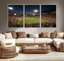 Clemson University Tigers Art Print, Football Team Print -