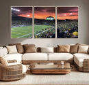 Eugene Autzen Stadium Canvas Wall Art Print – Sunset Over