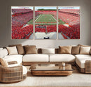 Rutgers Scarlet Knights Football Team Print - Piscataway SHI by MyGreatCanvas | Canvas Wall Art Prints | Photo Prints & Wall Decor