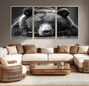 Resting Grizzly 399 Bear Canvas Print | Ready to Hang Wall