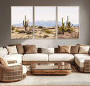 Desert Cactus Canvas Wall Art – Serene Southwestern Arizona by MyGreatCanvas | Canvas Wall Art Prints | Photo Prints & Wall Decor