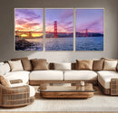 Golden Gate Bridge Wall Art Canvas Print – Framed San by MyGreatCanvas | Canvas Wall Art Prints | Photo Prints & Wall Decor