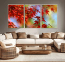 Red Leaves Autumn Forest Wall Art Canvas, Red Leaves Autumn by MyGreatCanvas | Canvas Wall Art Prints | Photo Prints & Wall Decor