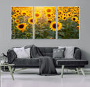 Sunflower Sunshine Wall Art Canvas Print by MyGreatCanvas | Canvas Wall Art Prints | Photo Prints & Wall Decor