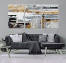 Abstract Painting Canvas Wall Art Print Paint Drip Art Brush