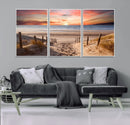 Sunset on the Sea Wall Art Canvas Print by MyGreatCanvas | Canvas Wall Art Prints | Photo Prints & Wall Decor