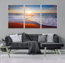 Ocean Beach Wall Art – Coastal Sunset Tropical Island by MyGreatCanvas | Canvas Wall Art Prints | Photo Prints & Wall Decor