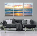 Coastal Wall Art - Vintage World Map Canvas Print with