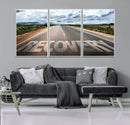 Recovery Road Wall Art Canvas Print