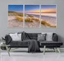 Sunrise On The Beach Wall Art Canvas Print