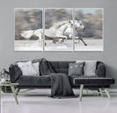 The White Horses Wall Art, Framed White Horses Wall Art