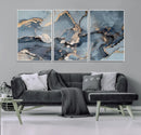 Multipanel Marble Fluid Effect Wall Art Abstract Canvas Wall by MyGreatCanvas | Canvas Wall Art Prints | Photo Prints & Wall Decor