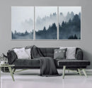 Foggy Pine Forest Wall Art Canvas Print by MyGreatCanvas | Canvas Wall Art Prints | Photo Prints & Wall Decor