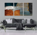 Modern Abstract Canvas Art Canvas Print - Framed and Ready