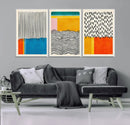 Canvas Print Wall Art Abstract Illustrs Art Boho, Framed