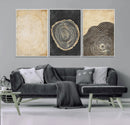 Tree Rings Canvas Wall Art Print – Minimalist Natural