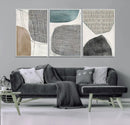 Canvas Print Wall Art Abstract Art Boho, Framed Boho Decor