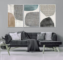 Canvas Print Wall Art Abstract Art Boho, Framed Boho Decor