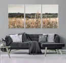 Abstract Wildflower Art Field Landscape Oil Painting Print, by MyGreatCanvas | Canvas Wall Art Prints | Photo Prints & Wall Decor