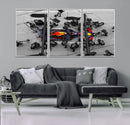 RedBull Formula 1 Canvas Wall Art Print