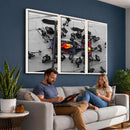 RedBull Formula 1 Canvas Wall Art Print