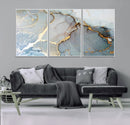 Large Abstract Marble Wall Art Canvas Print for Living Room by MyGreatCanvas | Canvas Wall Art Prints | Photo Prints & Wall Decor