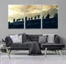 Fellowship Journey Wall Art – Fantasy Adventure Canvas Print by MyGreatCanvas | Canvas Wall Art Prints | Photo Prints & Wall Decor