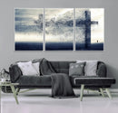 Jesus and the Fading Cross Wall Art Print – Symbol of Faith, by MyGreatCanvas | Canvas Wall Art Prints | Photo Prints & Wall Decor