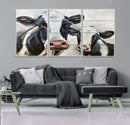 Vintage Baby and Mom Cattle Wall Art Canvas Print by MyGreatCanvas | Canvas Wall Art Prints | Photo Prints & Wall Decor