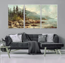 Abstract Acadia National Park Wall Art Canvas Print -