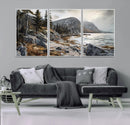 Serene Coastal View of Acadia National Park - Stunning