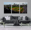 Chicago Cubs Baseball Team Print - Wrigley Field Stadium